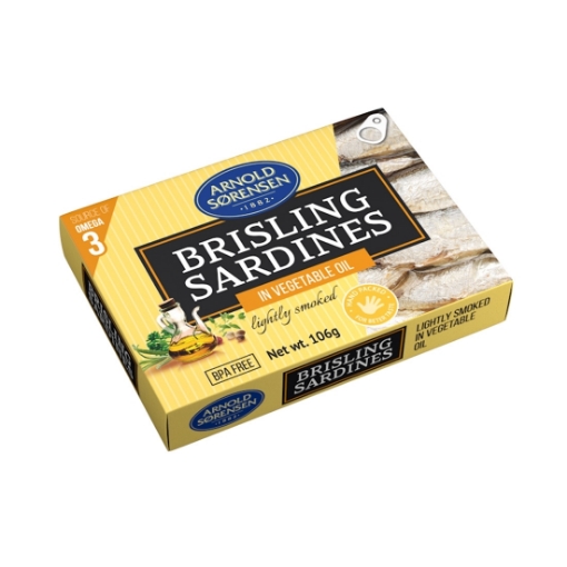 Brisling Sardines in oil Arnold Sorensen - 106g
