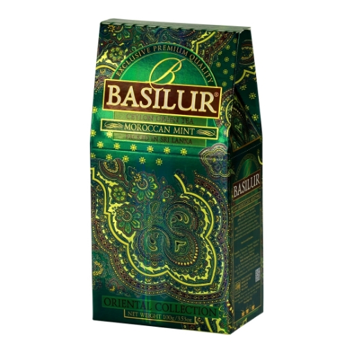 Изображение Чай зеленый рассыпной Basilur Восточная коллекция Марокканская мята 100гр