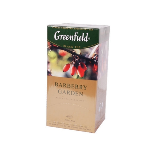 Изображение Черный чай Барбарисовый Сад Гринфилд 25 пакетиков