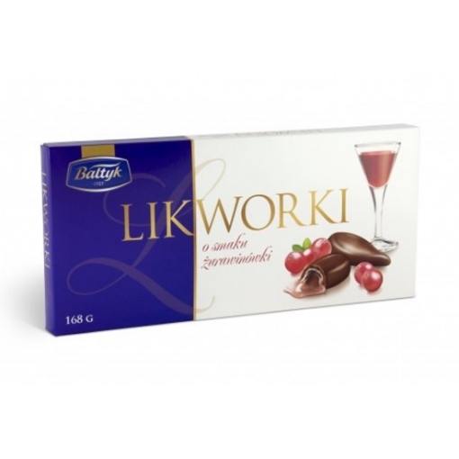 Picture of CLEARANCE-Chocolate Candies with Cranberry Liquor Baltyk 168g