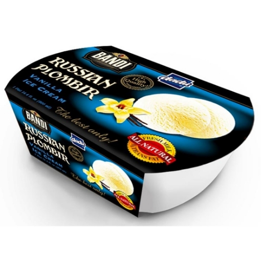 Picture of Ice-Cream RUSSIAN PLOMBIR vanilla BANDI - 900 ml - PICK UP ONLY FROM AUCKLAND SKAZKA STORE. CAN NOT BE DISPATCHED WITH COURIER
