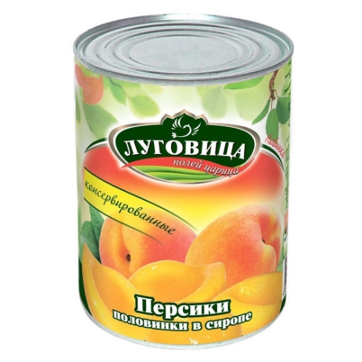 Picture of CLEARANCE-Peaches canned in Syrup Lugovitsa 425g