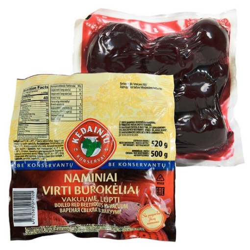 Picture of Boiled Red Beetroots Sealed Kedainiu 500g