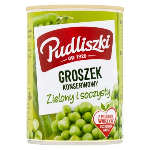 Picture of Green Peas canned Pudliszki 400g