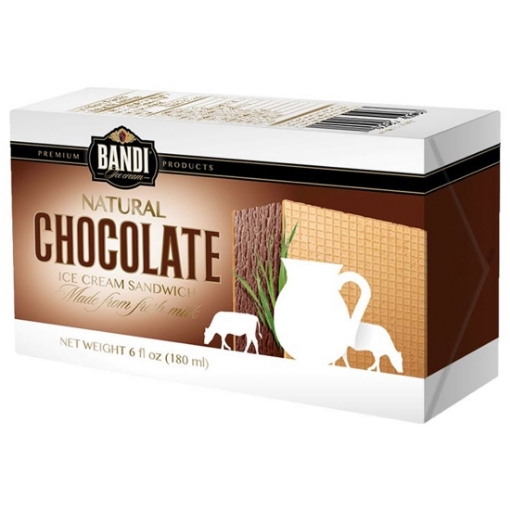Picture of Ice-cream Chocolate Sandwich Bandi 180ml - PICK UP ONLY FROM AUCKLAND SKAZKA STORE. CAN NOT BE DISPATCHED WITH COURIER