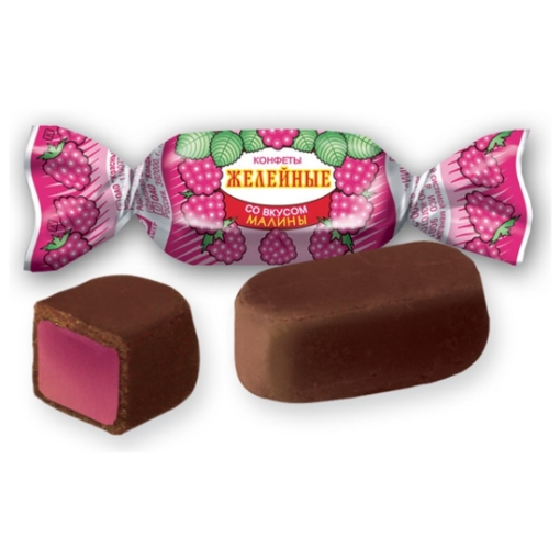 Picture of Chocolate Candies Jelly Raspberry 