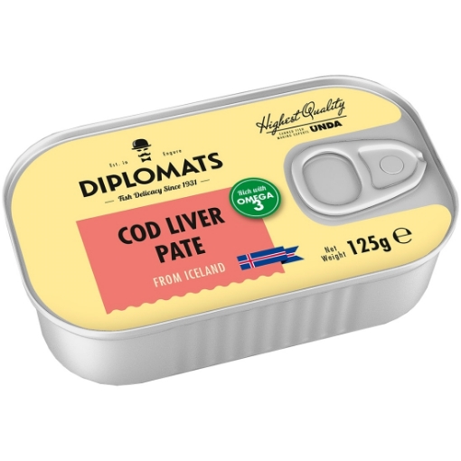 Picture of Cod Liver Pate Diplomats 125g