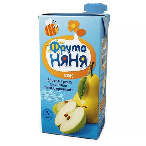 Picture of CLEARANCE-Juice Apple & Pear with Pulp FrutoNyanya 500ml