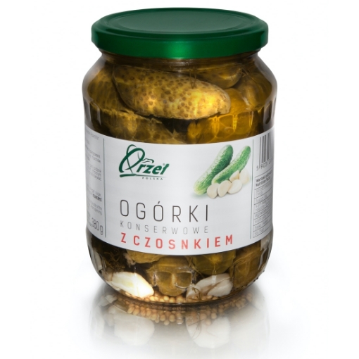 Picture of CLEARANCE-Pickles with Garlic Orzel 680g