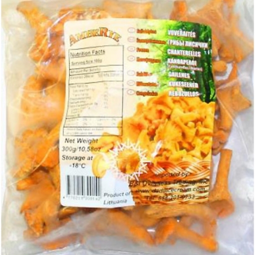 Picture of Mushrooms Frozen Chanterelles AmbeRye 300g  IN STORE ONLY. CAN NOT BE DISPATCHED WITH COURIER
