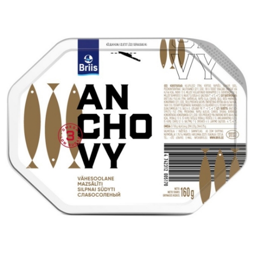 Picture of CLEARANCE-Anchovy (Kilka) Midly Salted Briis 160g