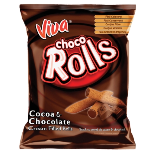 Picture of Crispy Sticks with Chocolate Cream Viva 100g
