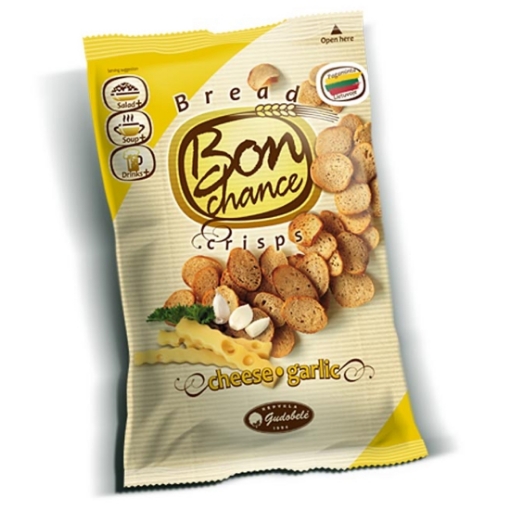 Picture of Bread Crisps Cheese & Garlic Flavour Bon Chance 120g