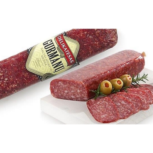 Picture of Salami Cold Smoked Gurmanu Delikatesas 1 piece approx. weight 350g