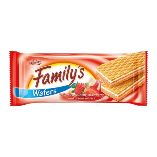 Picture of CLEARANCE-Waffles Strawberry Flavour Familijne 180g