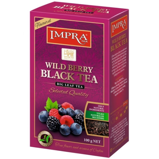 Picture of Tea Black Wild Berry Big Leaf Impra 100g