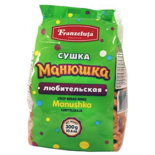Picture of CLEARANCE-Crackers Rings Wheat Manuschka Franzeluta 300g