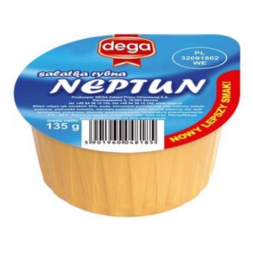 Изображение Нептун рыбный салат DEGA 135г