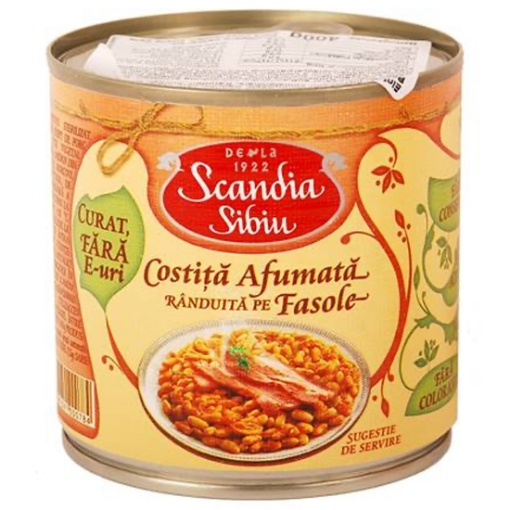 Picture of Smoked Pork with Beans Scandia Can 400g