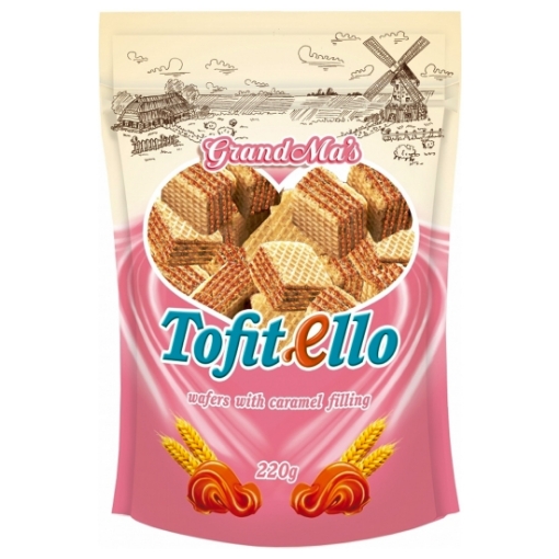 Picture of Waffles with Caramel Filling Tofitello 220g