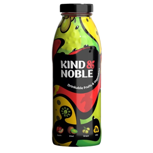 Picture of CLEARANCE-Smoothie Apple Chia Kiwi Grape Kind&Noble Glass 300ml