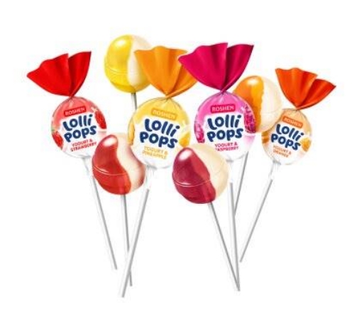Picture of Lollipops Caramel & Yogurt Flavour Roshen