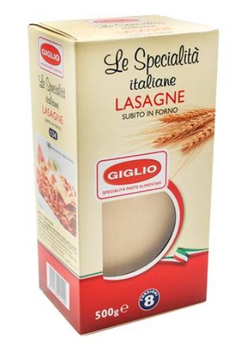 Picture of CLEARANCE-Pasta Lasagna Giglio 500g