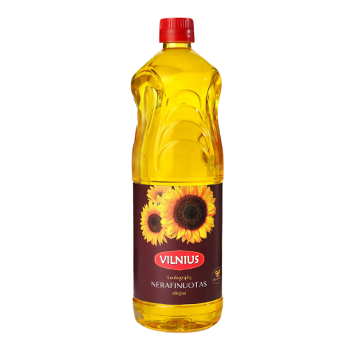 Picture of CLEARANCE-Sunflower Oil Unrefined Vilnius Bottle 1L