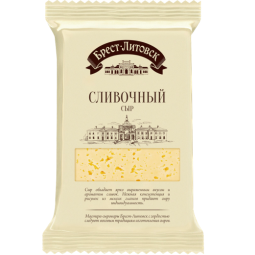 Picture of Cheese Semi-Hard Creamy Fat 50% Brest-Litovsk 200g