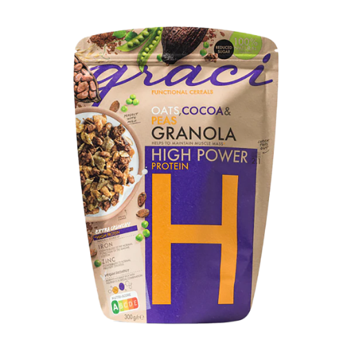 Picture of CLEARANCE: Granola Muesli Protein HIGH POWER Graci 300g
