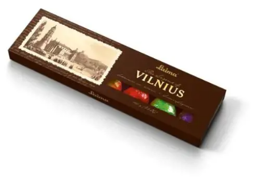 Picture of CLEARANCE-Chocolate Candies with Liqueur Vilnius Laima 180g 