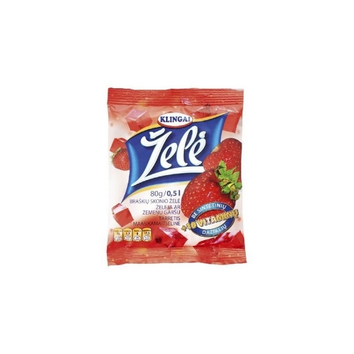 Picture of CLEARANCE-Mix Jelly Strawberry Klingai 80g 