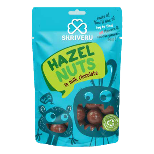 Picture of Sweets Hazelnuts in Milk Chocolate Skriveru 120g    