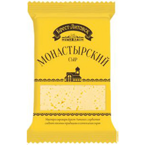 Picture of Cheese Semi-Hard Monastic Fat 45% Brest-Litovsk 200g