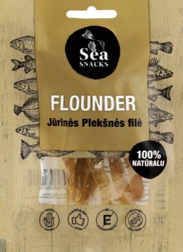 Picture of Seafood Flounder Dried Strips Sea Snacks 30g