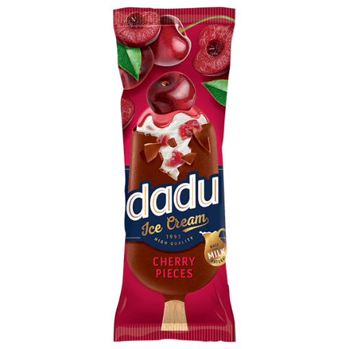 Picture of Ice Cream Vanilla with Cherry Filling Chocolate Glazed Dadu 63g PICK UP ONLY FROM AUCKLAND SKAZKA STORE. CAN NOT BE DISPATCHED WITH COURIER
