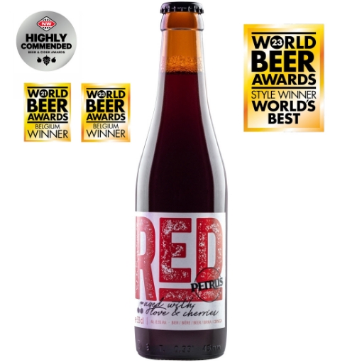 Picture of CLEARANCE: Beer Cherry Red By Petrus 8.5% 330ml - 4-PACK