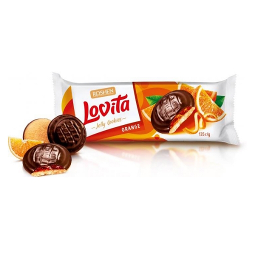 Picture of Biscuits with Orange Filling Lovita Rochen 135g