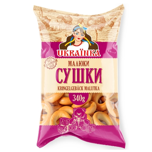Picture of Crackers Rings Wheat Mini Malutka Ukrainka 340g