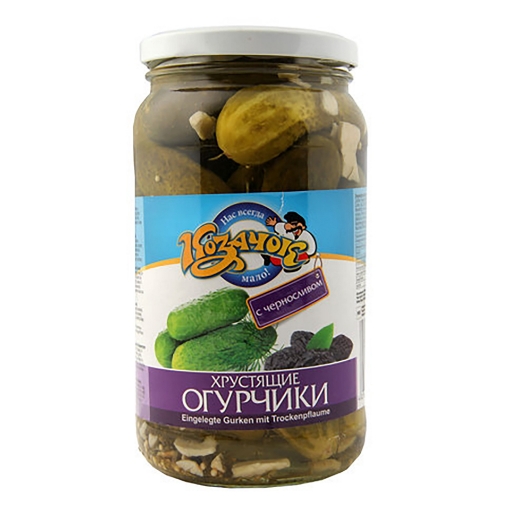 Picture of Pickles Crispy With Prunes Jar KAZ 900ml