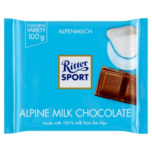 Picture of Chocolate Alpine Milk Ritter Sport 100g
