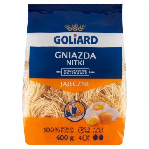 Picture of Pasta Noodles Nitka Nest Goliard 400g