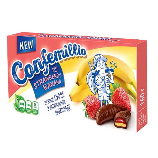 Picture of Candies Banana & Strawberry Flavour Confemillio KP 160g