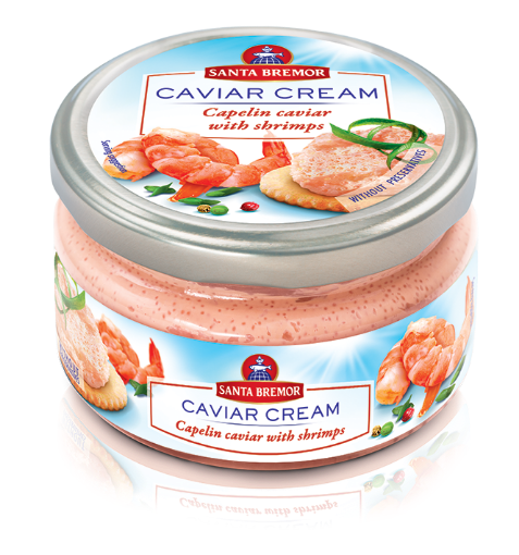 Caviar cream with prawns 180g