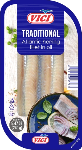 Picture of Herring Fillet in Oil Traditional VICI 240g