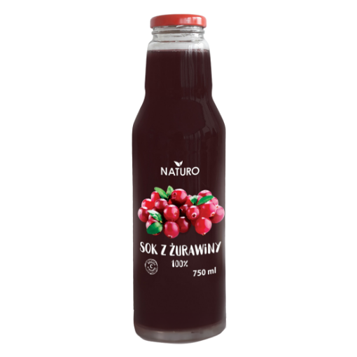 Picture of Juice Cranberry Juice 100% Polbio 750ml