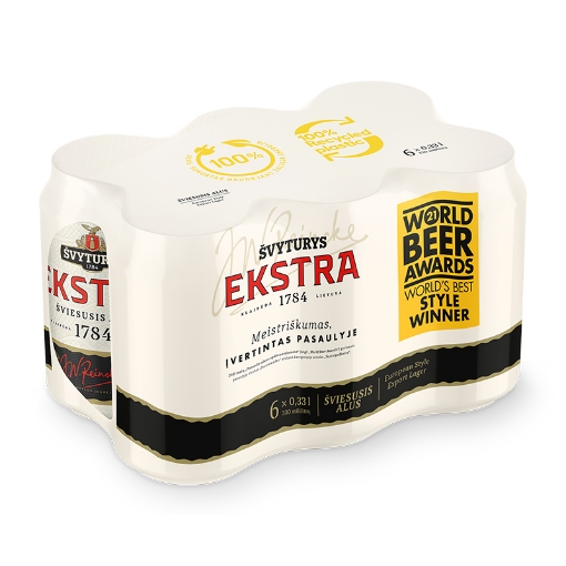Picture of Beer Ekstra 5.2% 6-Pack Can 330ml